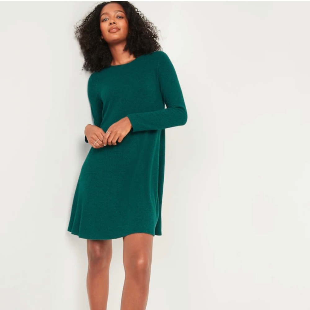 Long Sleeve Swing Dress - NWT